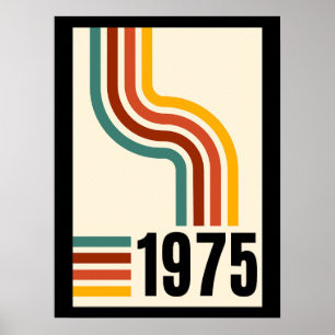 1975 Retro Rand Vintage affisch
