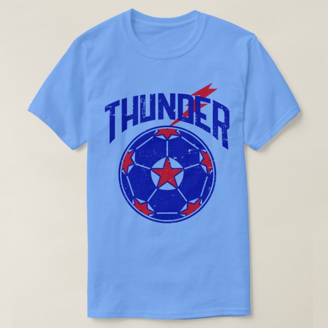 1975 San Antonio Thunder Vintage Ocer T Shirt (Design framsida)