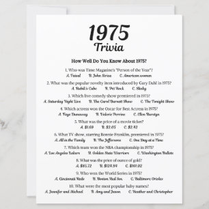 1975 Trivia-spel