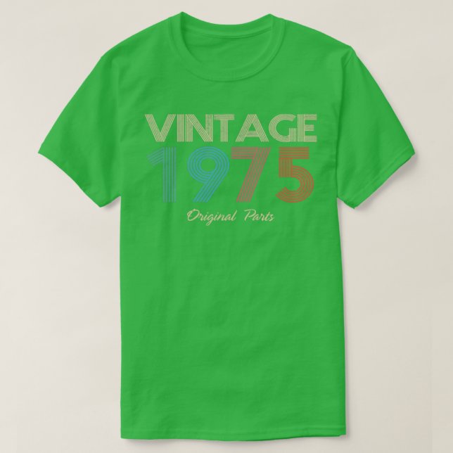 1975 Vintage originaldelar T Shirt (Design framsida)