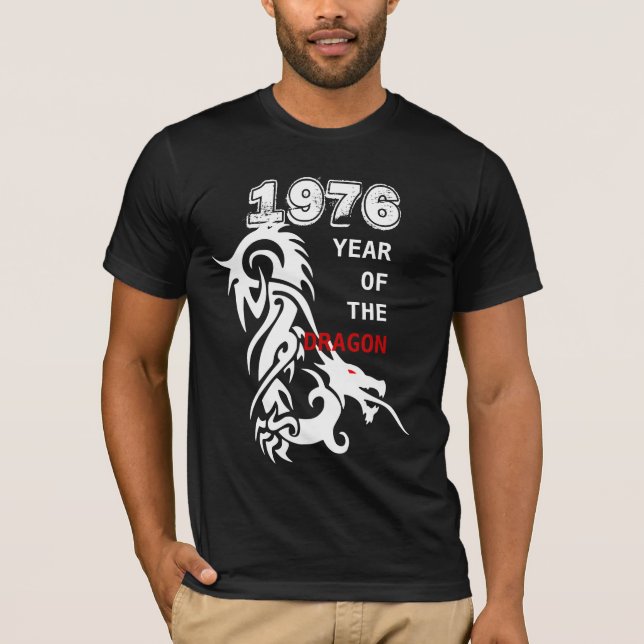 1976 år av cohorten för anpassningsbar för tee shirt (Framsida)