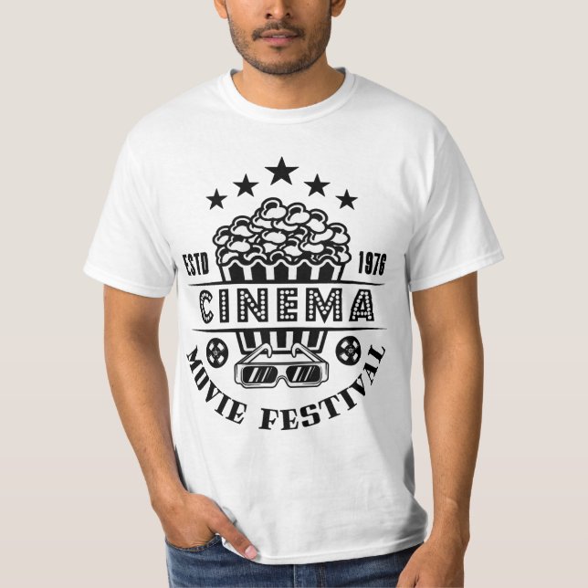 1976 CINEMA: Filmfestival T-Shirt (Framsida)