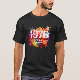 1976 Födelsedatum, begränsada födelsedag T Shirt