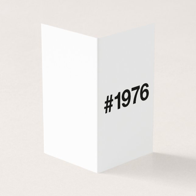 1976 Hashtag 49 ÅRS födelsedag Kort (Utsida)
