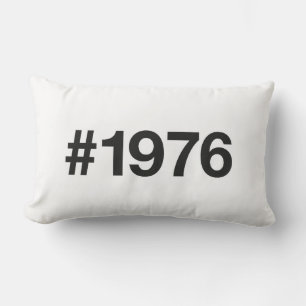 1976 Hashtag 49 ÅRS födelsedag Lumbarkudde