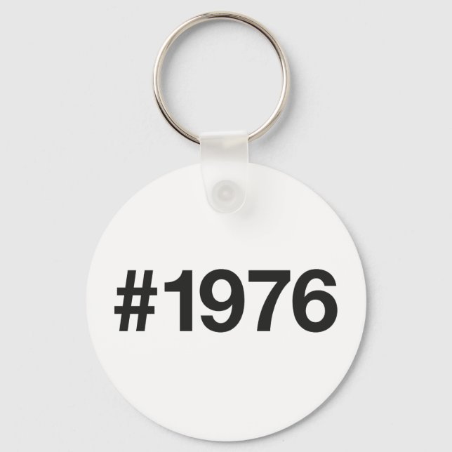 1976 Hashtag 49 ÅRS födelsedag Nyckelring (Framsida)