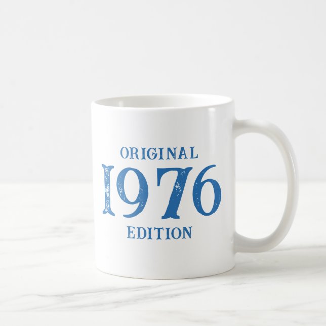 1976 Original Edition i havsblå Kaffemugg (Höger)