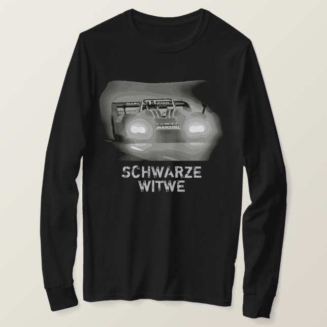 1976 Svartvit Tävla T-Shirt (Design framsida)