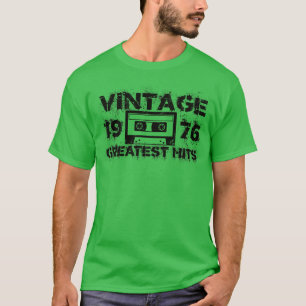 1976 Underbarare Vintagen Svart T Shirt