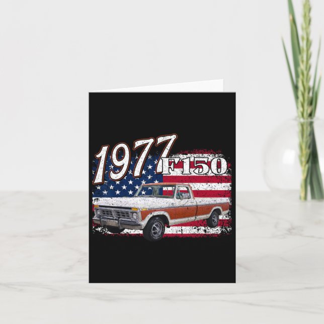 1977 77 F150 4th of June American Kort (Framsida)
