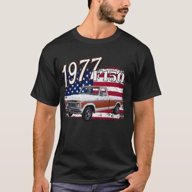 1977 77 f150 4th of June American T Shirt (Framsida)