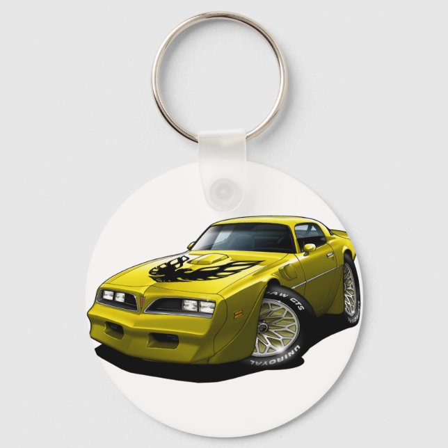 1977-78 Trans Am Gult Nyckelring (Framsida)
