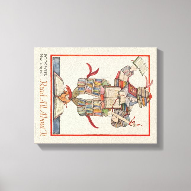 1977 Barns Bok-vecka Canvastryck (Framsida)