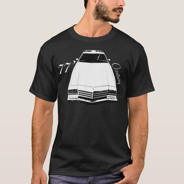 1977 Buick Century T Shirt (Framsida)
