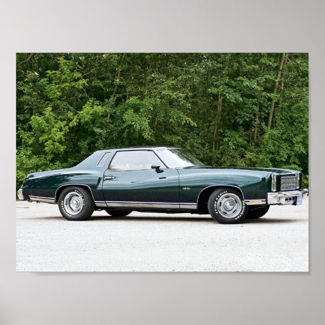 1977 Chevrolet/Chevy Monte Carlo Poster (Framsidan)