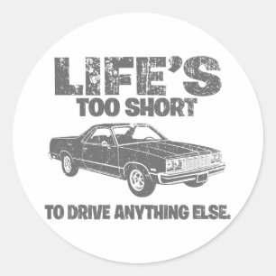 1977 Chevrolet El Camino Runt Klistermärke