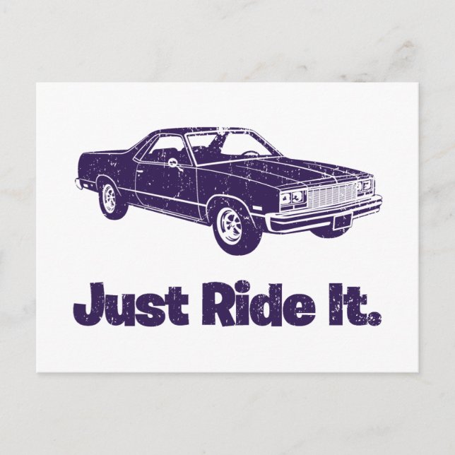 1977 Chevrolet El Camino Vykort (Framsida)