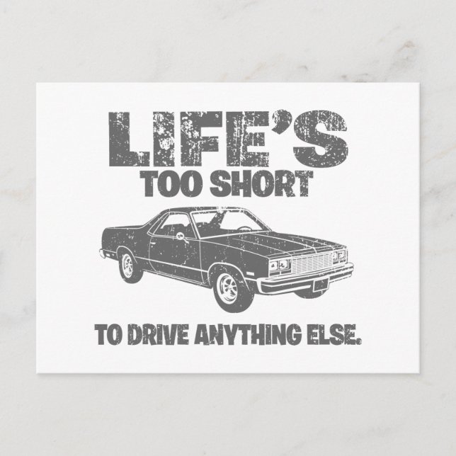1977 Chevrolet El Camino Vykort (Framsida)