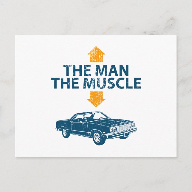 1977 Chevrolet El Camino Vykort (Framsida)