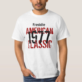 1977 eller någon gåva för födelsedag för t-shirt