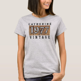1977 Födelseår T-Shirt