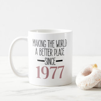 1977 Födelsedag 50 50-Års Kvinnor Fantastisk Mormo Kaffemugg