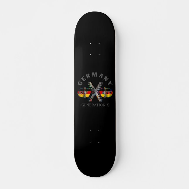1977 Generation X Tyskland Skateboard (Framsida)