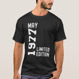 1977 maj Grattis på födelsedagen Party T Shirt