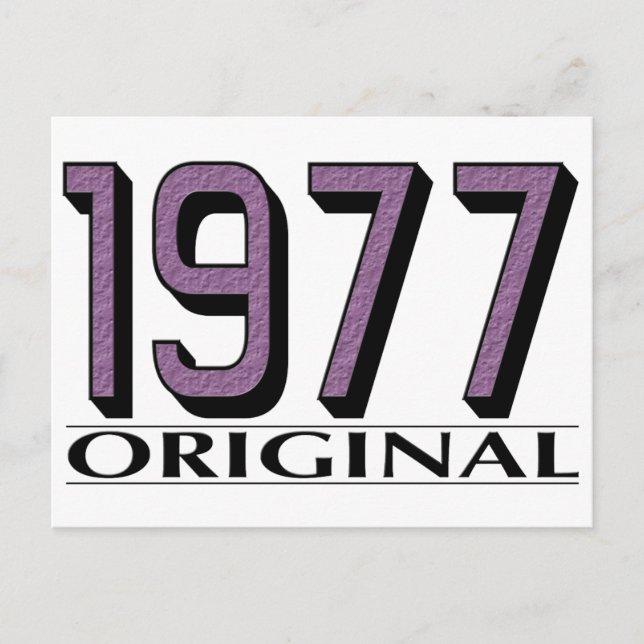 1977 Original Vykort (Framsida)