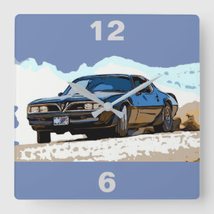 1977 TRANS AM FYRKANTIG KLOCKA