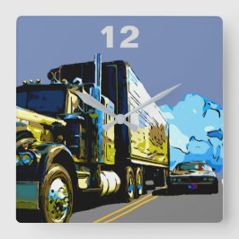 1977 TRANS AM FYRKANTIG KLOCKA