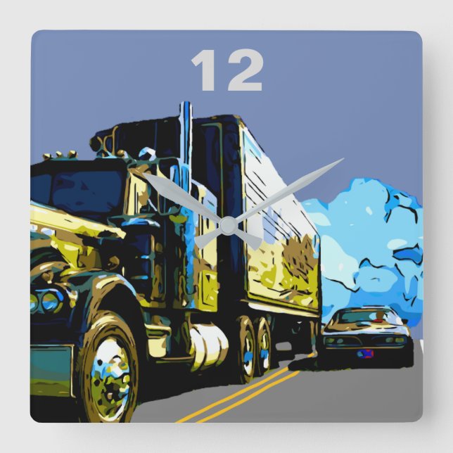 1977 TRANS AM FYRKANTIG KLOCKA (Framsida)