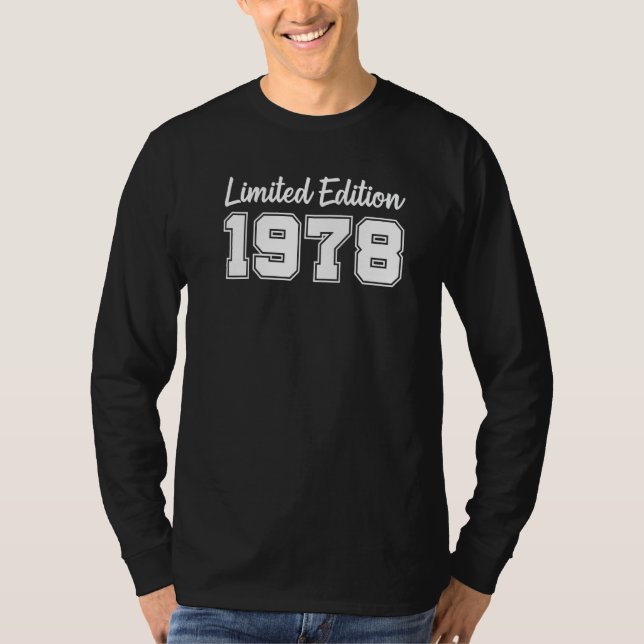 1978 44th Birthday Women Men T Shirt (Framsida)