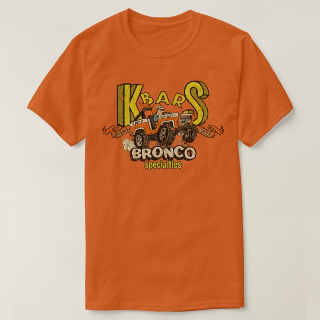 1978 års Bronco-specifikationer T Shirt (Design framsida)