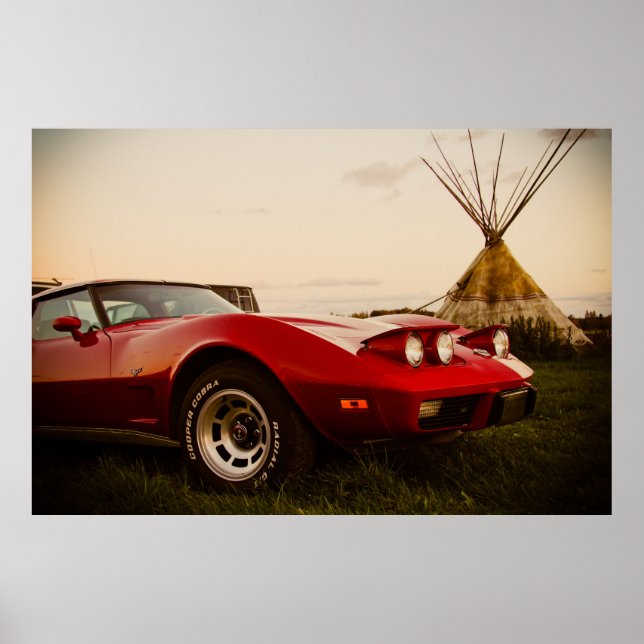 1978 Chevrolet Corvette Poster (Framsidan)
