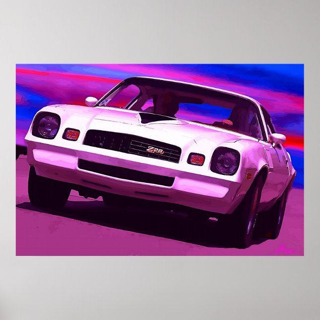 1978 Chevy Camaro Z28 Poster (Framsidan)