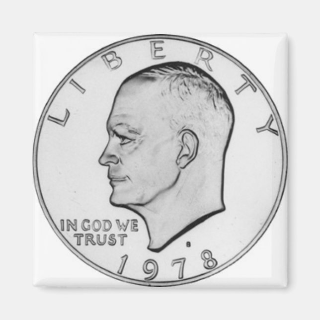 1978 Dollar, Eisenhower, produkter Magnet (Framsidan)