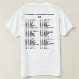1978 - FÖRBUD SOM SPELADE KNOB BACKE HOTEL T SHIRT