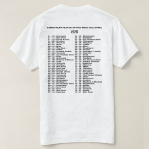 1978 - FÖRBUD SOM SPELADE KNOB BACKE HOTEL T SHIRT