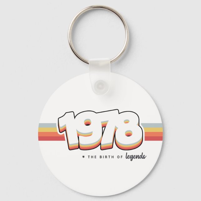 1978 Förklaringars födelse Nyckelring (Framsida)