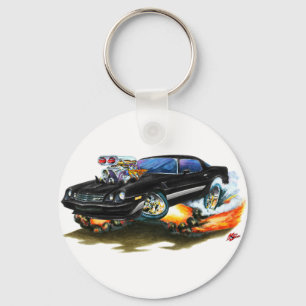 1979-81 Camaro Z28 Black-Grått Car Nyckelring