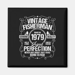 1979 Fiskande födelsedag för fiskare född 1979 Magnet