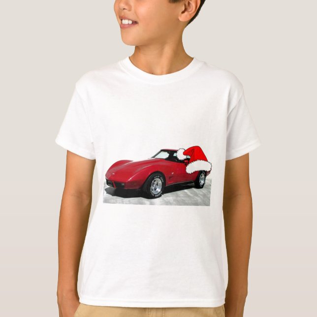 1979 Julrött Corvette T Shirt (Framsida)