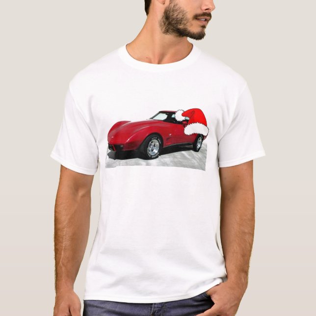 1979 Julrött Corvette T Shirt (Framsida)
