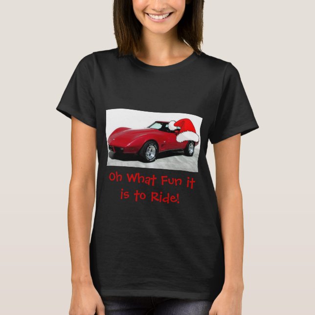 1979 Julrött Corvette Tee (Framsida)