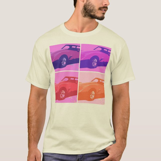 1979 Röd korvettpott Tee (Framsida)