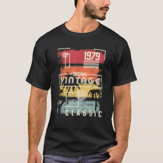1979 Shirt Vintage Birthday Gift Retro Handflatan T
