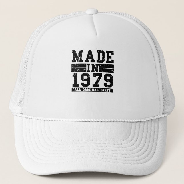 1979 Vintage på födelsedagen Keps (Framsida)