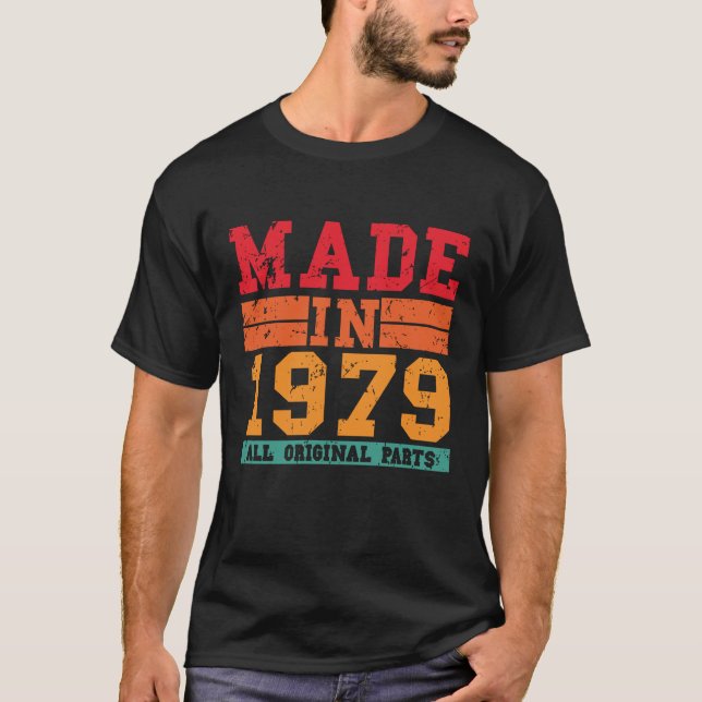1979 Vintage på födelsedagen T Shirt (Framsida)