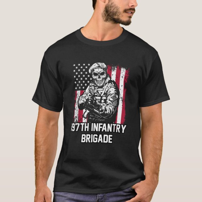 197:e brigaden för infanterier t shirt (Framsida)